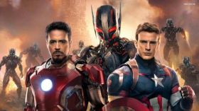 Avengers Age of Ultron 056 Captain America, Chris Evans, Robert Downey Jr., Iron Man