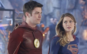 Supergirl 012 Melissa Benoist, Grant Gustin jako Barry Allen, Flash