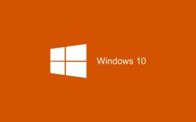 Windows 10 008 Orange, Logo, Logo