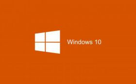 Windows 10 008 Orange, Logo, Logo