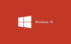 Windows 10 010 Red, Logo, Logo
