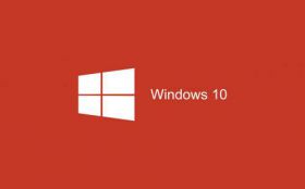 Windows 10 010 Red, Logo, Logo