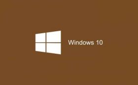 Windows 10 014 Brown, Logo, Logo