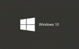 Windows 10 016 Gray, Logo, Logo