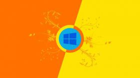 Windows 8 041 Logo, Orange, Yellow