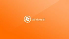 Windows 8 043 Logo, Orange