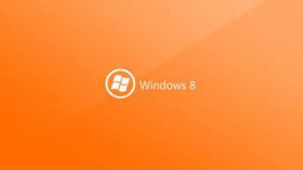 Windows 8 043 Logo, Orange