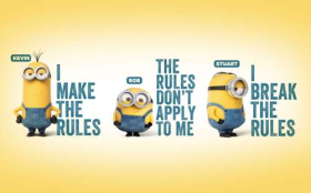 Minionki (2015) Minions 002 Kevin, Bob, Stuart