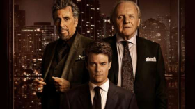 Misconduct (2016) 001 Josh Duhamel jako Ben, Anthony Hopkins jako Denning, Al Pacino jako Abrams