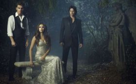 Pamietniki wampirow, The Vampire Diaries 022 Paul Wesley, Nina Dobrev, Ian Somerhalder