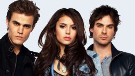 Pamietniki wampirow, The Vampire Diaries 026 Paul Wesley, Nina Dobrev, Ian Somerhalder