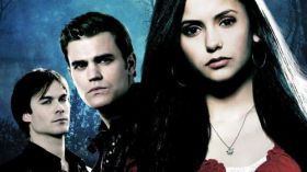 Pamietniki wampirow, The Vampire Diaries 028 Ian Somerhalder, Paul Wesley, Nina Dobrev