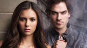 Pamietniki wampirow, The Vampire Diaries 029 Nina Dobrev jako Elena Gilbert, Ian Somerhalder jako Damon Salvatore