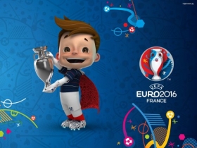 UEFA Euro 2016 Francja 070 Maskotka, Logo, Puchar