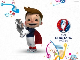 UEFA Euro 2016 Francja 072 Maskotka, Logo, Puchar