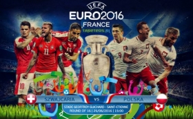 UEFA Euro 2016 Francja 088 Mecz Szwajcaria - Polska, Round of 16