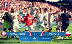 UEFA Euro 2016 Francja 091 Mecz Szwajcaria - Polska, Awans