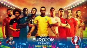 UEFA Euro 2016 Francja 093 Turan, Witsel, Matuidi, Ozil, Ibrahimovic, Lewandowski, Ronaldo, Bale, Ramos