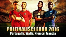 UEFA Euro 2016 Francja 099 Polfinalisci, Portugalia, Walia, Niemcy, Francja