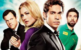 Chuck 011 John Casey, Sarah Walker, Chuck Bartowski, Morgan Grimes