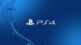 Sony Playstation 4 004 Logo, Ciemny Niebieski