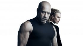 Szybcy i wsciekli 8 (2017) The Fate of the Furious 005 Vin Diesel jako Dominic Toretto, Charlize Theron jako Cipher