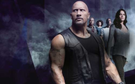 Szybcy i wsciekli 8 (2017) The Fate of the Furious 014 Dwayne Johnson, Tyrese Gibson, Nathalie Emmanuel, Ludacris, Michelle Rodriguez