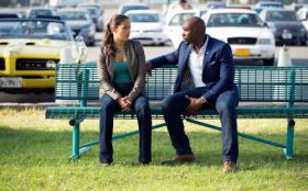 Rosewood 2015 TV 006 Jaina Lee Ortiz, Morris Chestnut