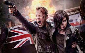 24 Live Another Day 2014 TV 001 Kiefer Sutherland jako Jack Bauer, Mary Lynn Rajskub jako Chloe OBrian