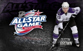 Los Angeles Kings 022 NHL, Hokej, 2009 All-Star Game Montreal, Dustin Brown