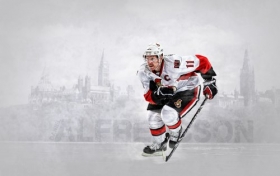 Ottawa Senators 017 NHL, Hokej, Daniel Alfredsson
