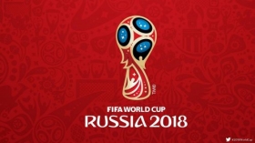 FIFA World Cup Russia 2018 004 Logo, Red