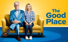 Dobre miejsce (2016) serial TV - The Good Place 002 Ted Danson jako Michael, Kristen Bell jako Eleanor Shellstrop