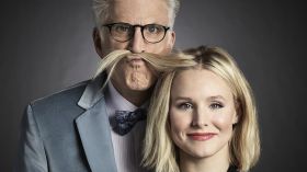 Dobre miejsce (2016) serial TV - The Good Place 023 Ted Danson jako Michael, Kristen Bell jako Eleanor Shellstrop