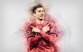 Robert Lewandowski 027 FC Bayern Monachium, Bundesliga, Niemcy