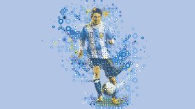 Lionel Messi 027 Argentyna, Napastnik