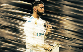 Sergio Ramos 018 Real Madryt, Primera Division, Hiszpania