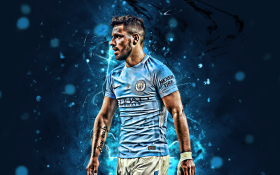 Sergio Aguero 009 Manchester City FC, Premier League, Anglia