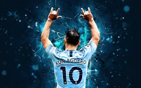 Sergio Aguero 011 Manchester City FC, Premier League, Anglia