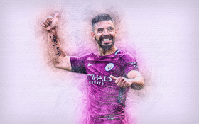 Sergio Aguero 014 Manchester City FC, Premier League, Anglia