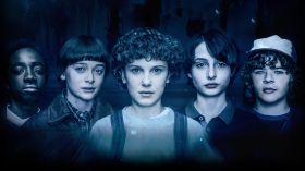 Stranger Things (2016) Serial TV 034 Season 2 Lucas, Will, Eleven, Mike, Dustin