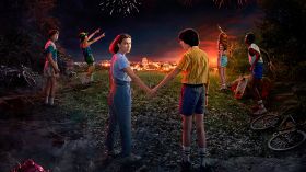 Stranger Things (2016) Serial TV 037 Season 3 Dustin, Will, Nastka, Mike, Max, Lucas