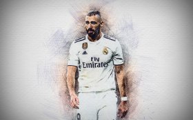 Karim Benzema 014 Real Madryt, Primera Division, Hiszpania