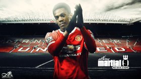 Anthony Martial 007 Manchester United, Premier League, Anglia