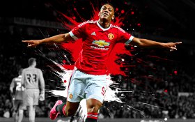 Anthony Martial 009 Manchester United, Premier League, Anglia