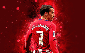 Antoine Griezmann 007 Atletico Madryt, Primera Division, Hiszpania