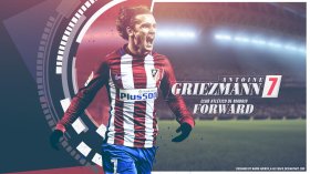 Antoine Griezmann 009 Atletico Madryt, Primera Division, Hiszpania