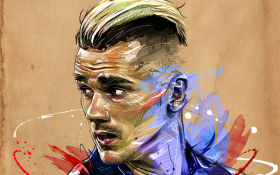 Antoine Griezmann 013 Atletico Madryt, Primera Division, Hiszpania