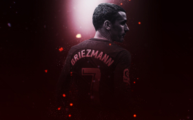 Antoine Griezmann 016 Atletico Madryt, Primera Division, Hiszpania