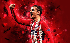 Antoine Griezmann 019 Atletico Madryt, Primera Division, Hiszpania